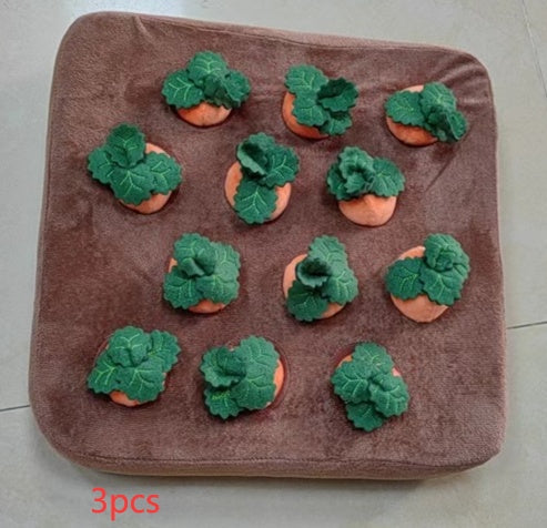 Pet Carrot Plush Vegetable Toy