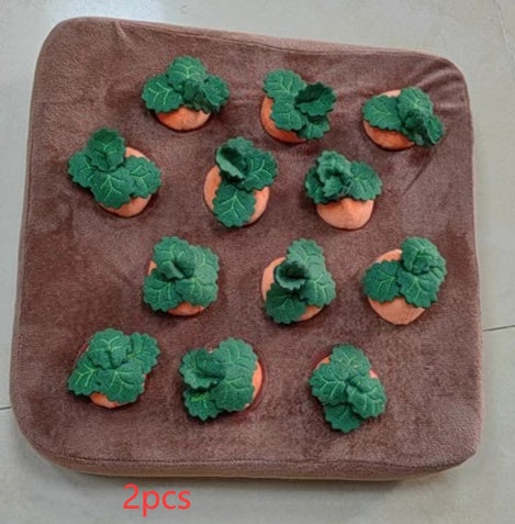Pet Carrot Plush Vegetable Toy