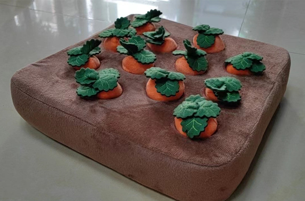 Pet Carrot Plush Vegetable Toy